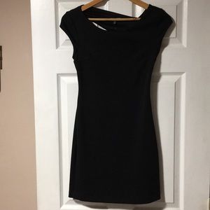 Black Mini Dress w/ Cut Out Back